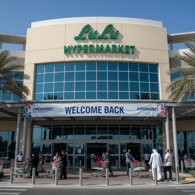 Illustration for: LuLu Hypermarket Al Barsha Reopens After Issue