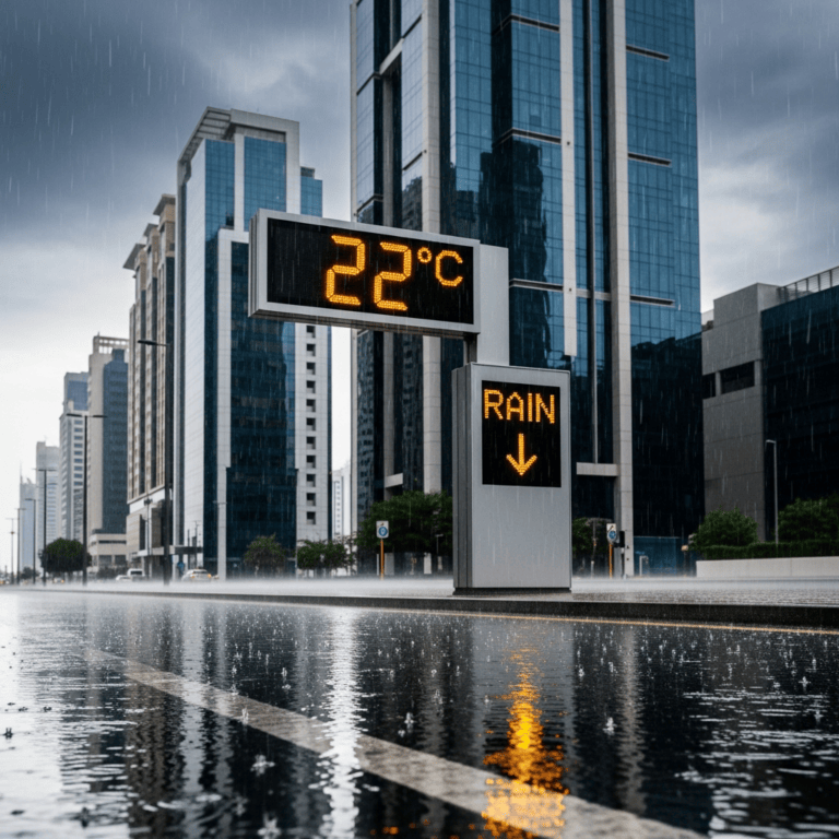 Illustration for: UAE Weather Forecast: Rain and Temperature Updates