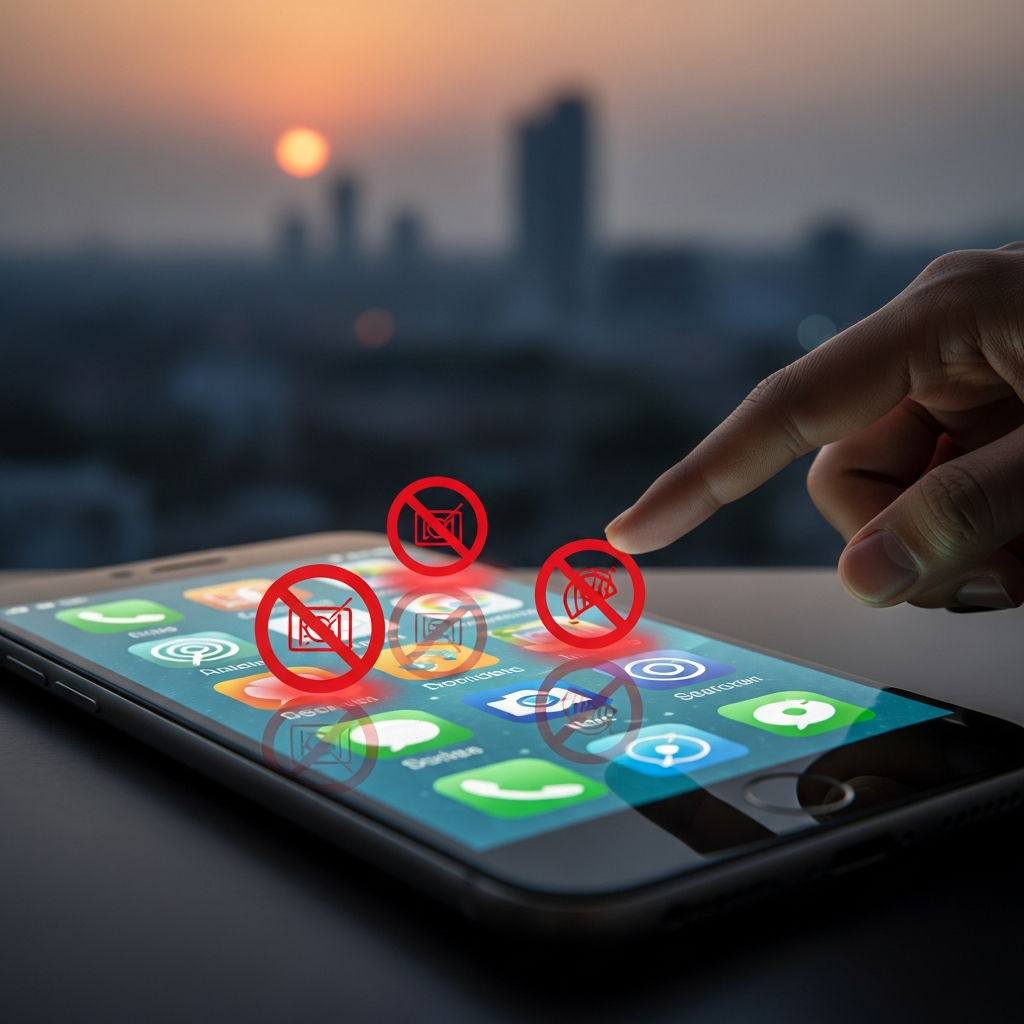 Illustration for: India's Cyber App Mandate Sparks Controversy