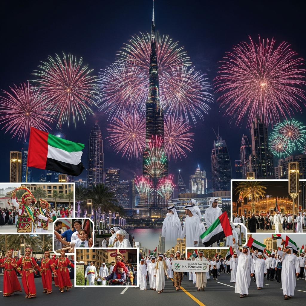Illustration for: Dubai's Month-Long UAE National Day Festivities