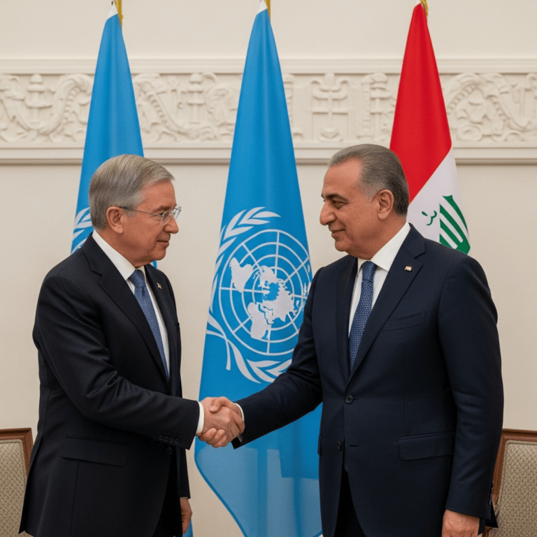 Illustration for: UN Secretary-General Visits Iraq for UNAMI Conclusion