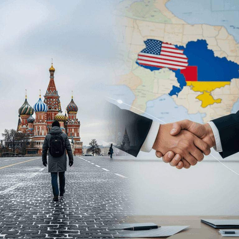 Illustration for: Witkoff's Tour in Moscow and US-Ukraine Plan
