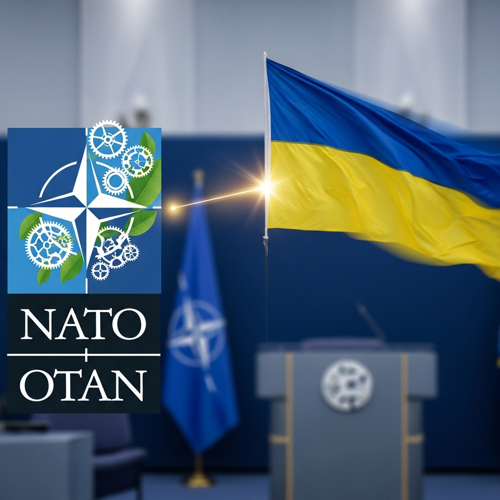 Illustration for: NATO Explores Sustainable Support for Ukraine