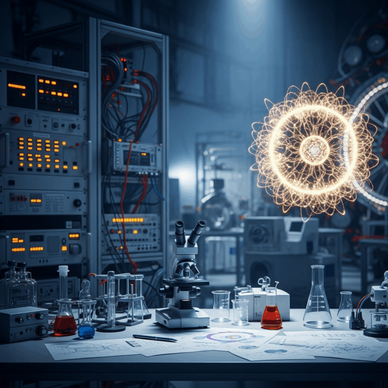 Illustration for: The Discovery and Study of the Higgs Boson