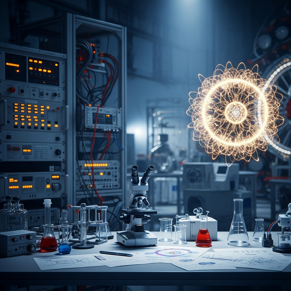 Illustration for: The Discovery and Study of the Higgs Boson