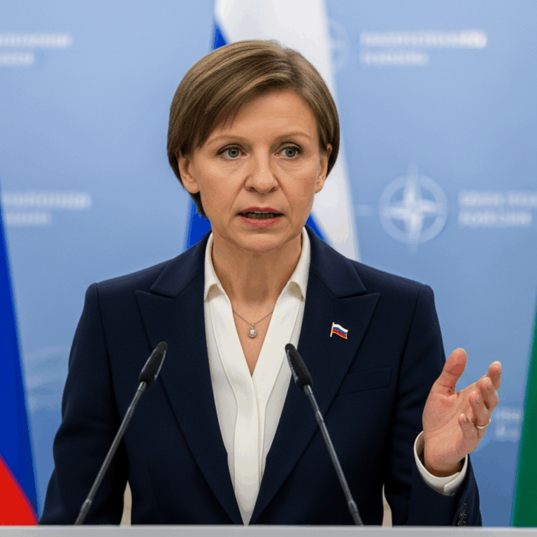 Illustration for: Zakharova Criticizes NATO's Preemptive Strike Statements
