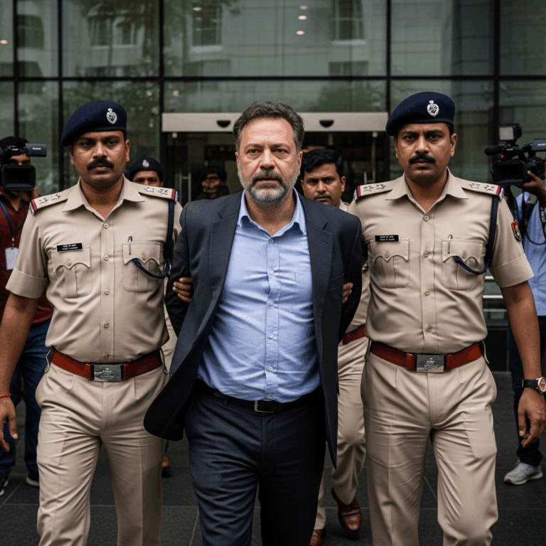 Illustration for: BlueChip Scam Mastermind Arrested in India
