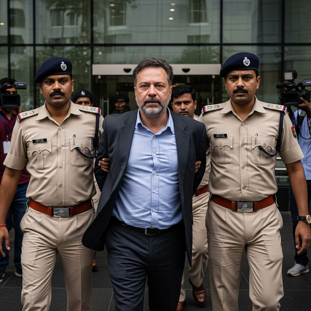 Illustration for: BlueChip Scam Mastermind Arrested in India