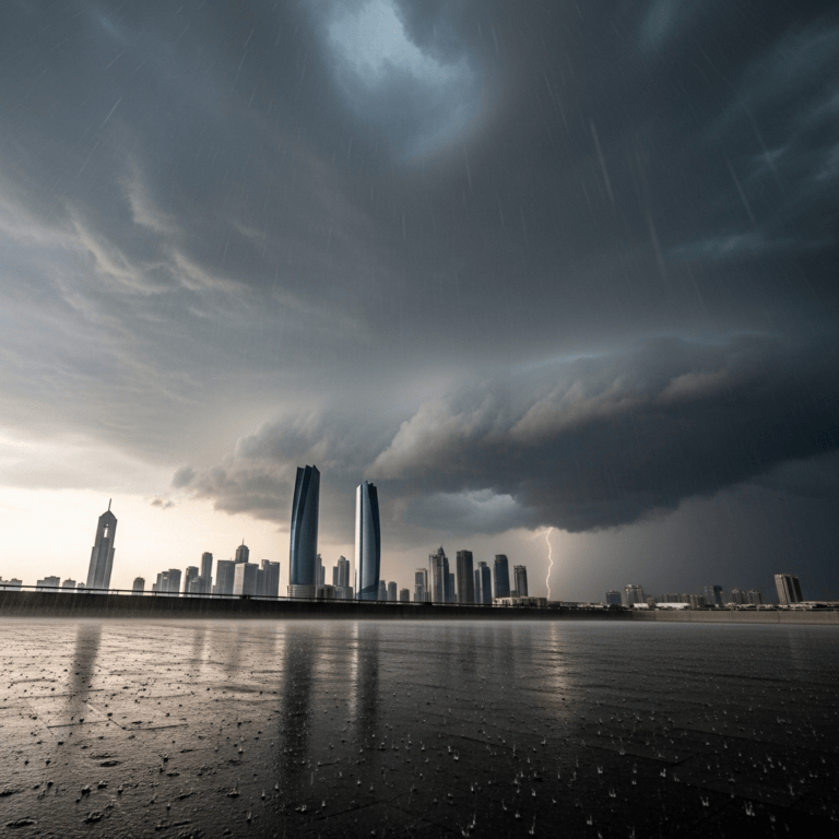 Illustration for: UAE Weather: Unstable Conditions and Rain Forecast