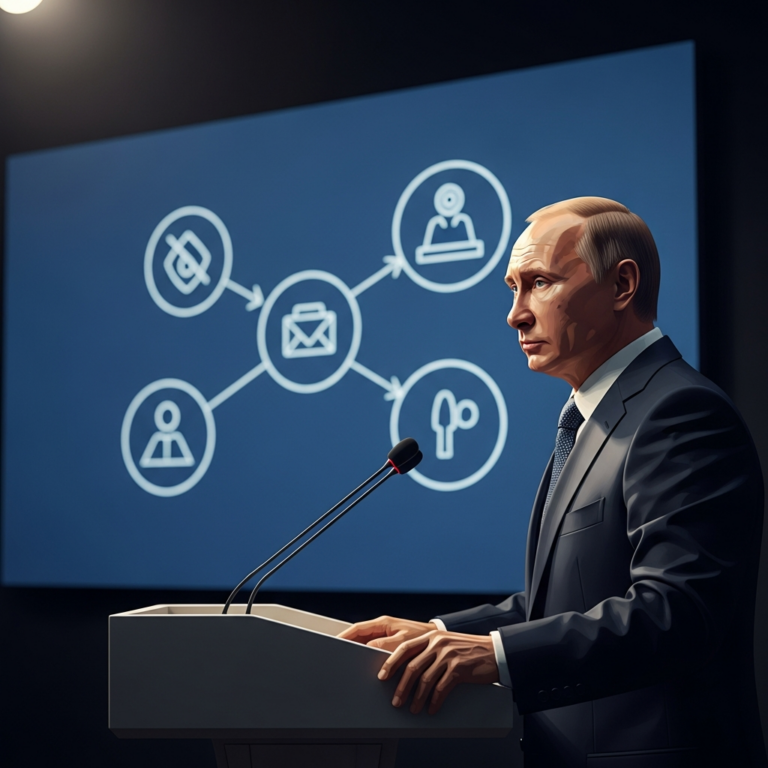 Illustration for: Putin's Speech Clarifies Negotiation Points