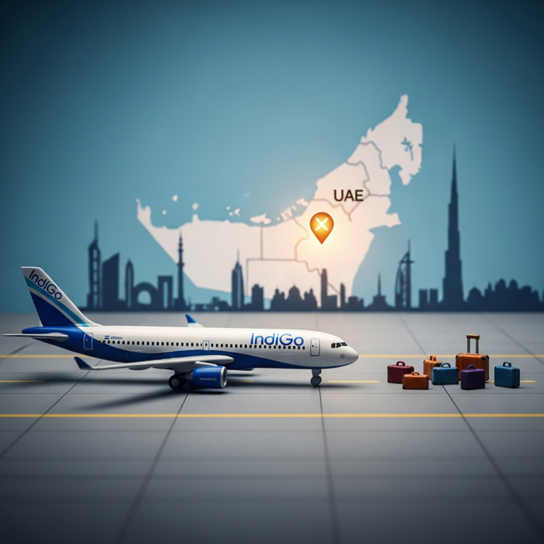 Illustration for: Indigo Flight Cancellations: Minimal UAE Impact