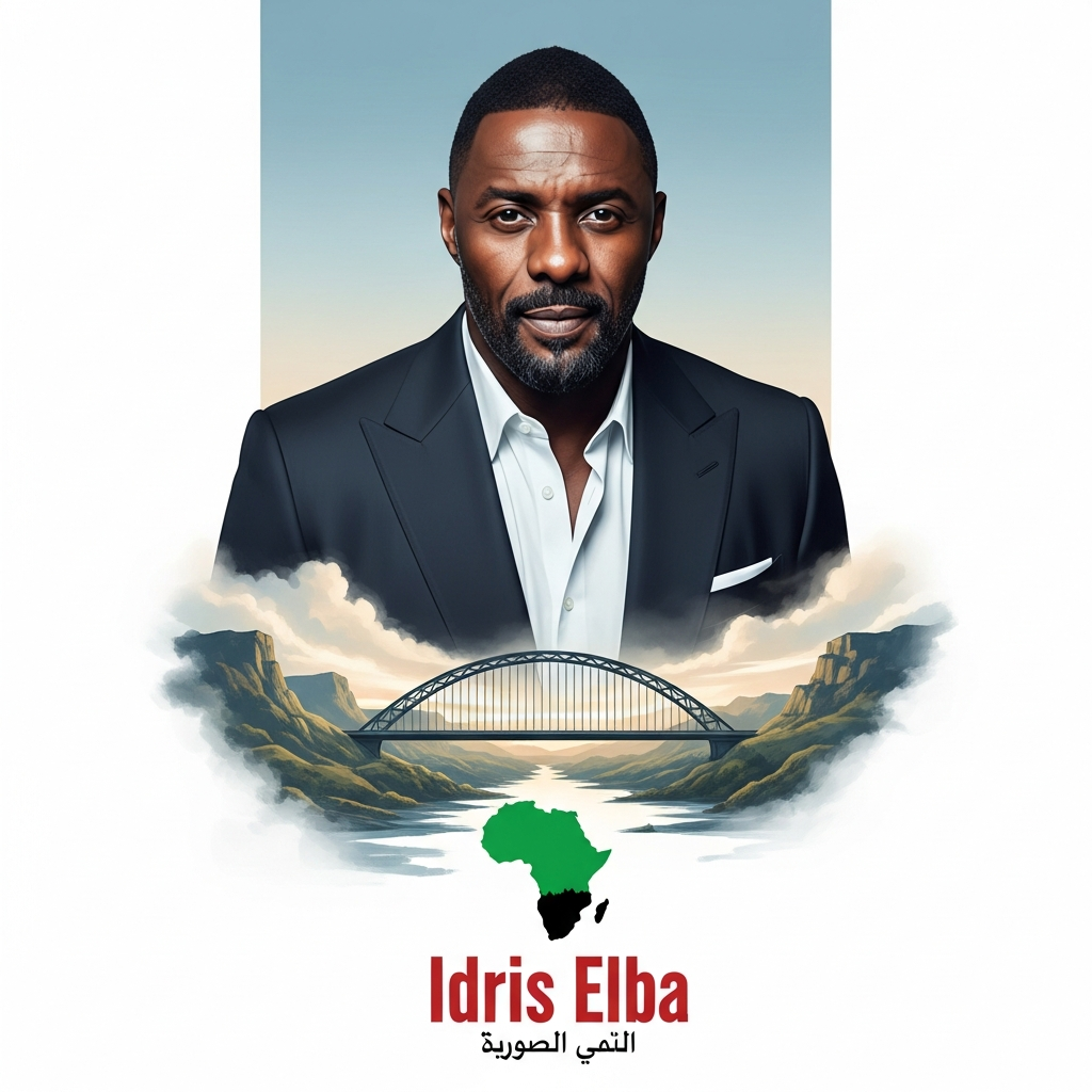 Illustration for: Idris Elba: Bridge Builder for African Narrative