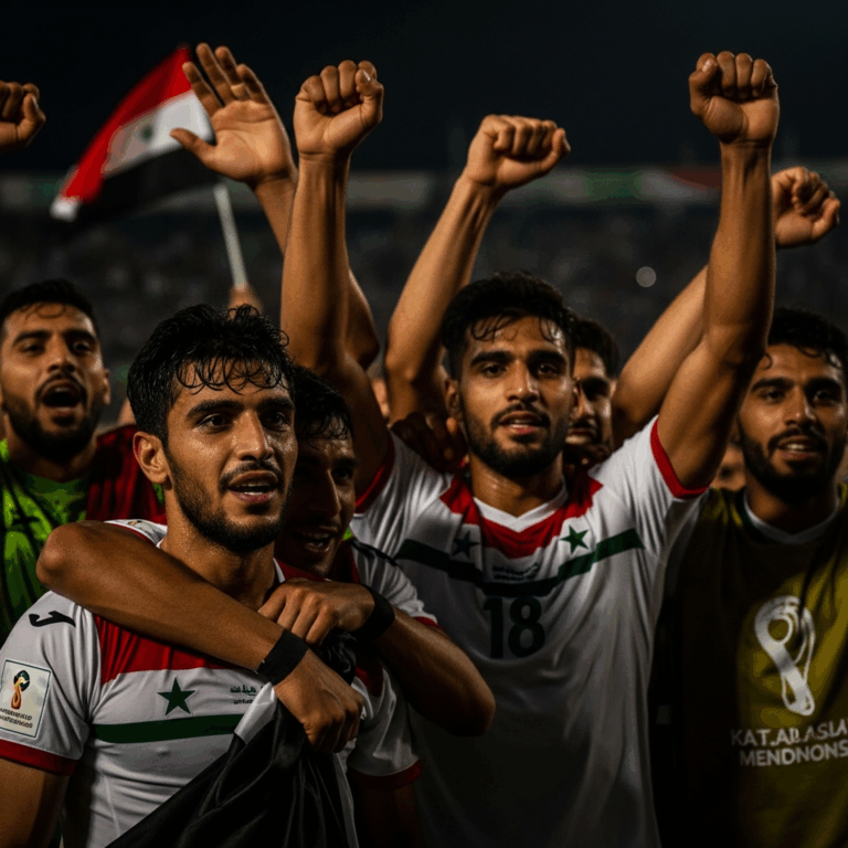 Illustration for: Syrian Team's Victory Reflects Determination