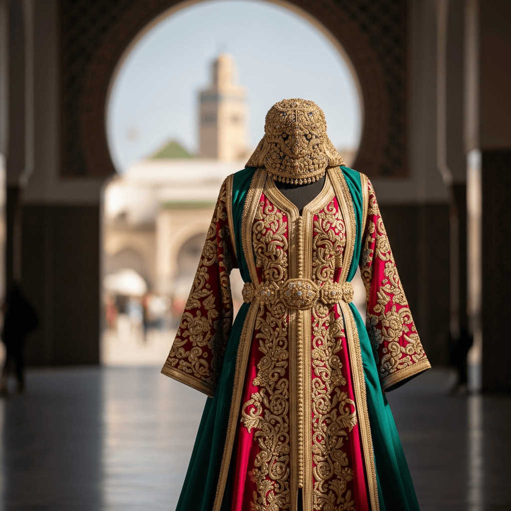 Illustration for: Moroccan Caftan Recognized as World Heritage