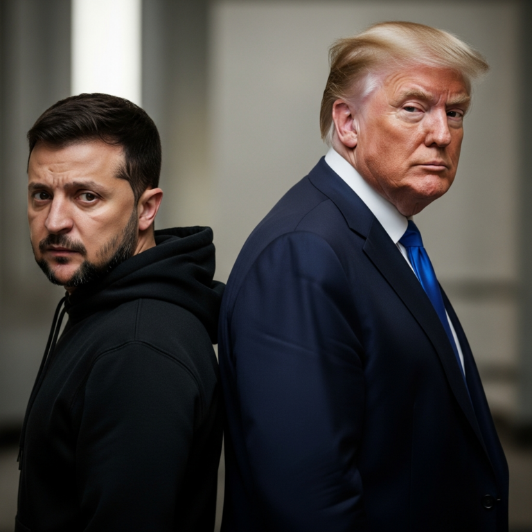 Illustration for: Trump on Zelensky's Missed Opportunity