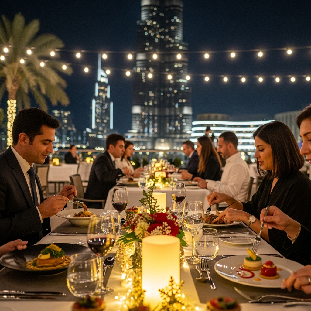 Illustration for: Celebrate December in UAE: Festivities & Dining Events