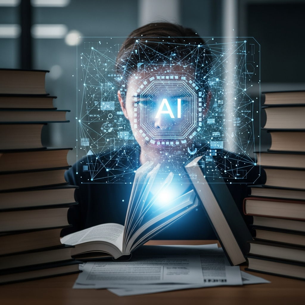 Illustration for: AI May Weaken Knowledge Depth, Study Finds