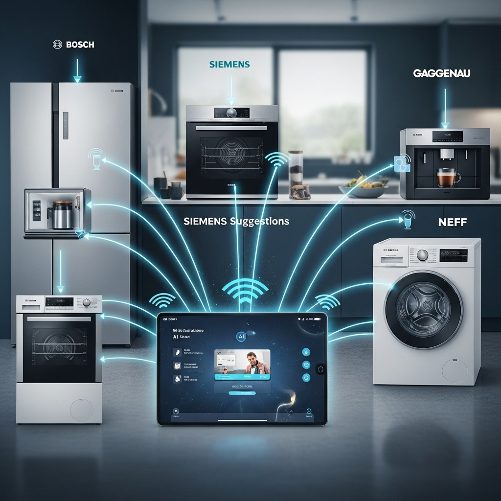 Illustration for: BSH: Innovating Home Life with AI and Connectivity