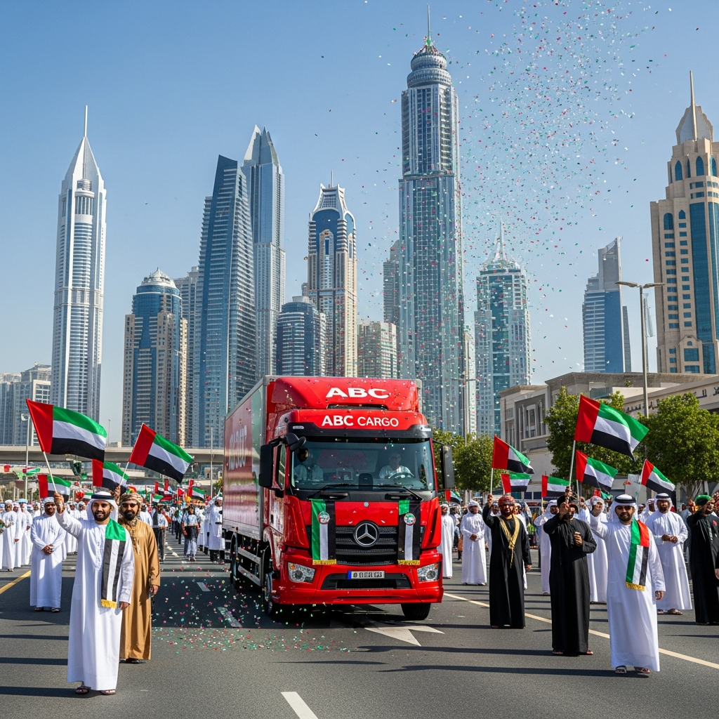 Illustration for: Celebrating UAE National Day with ABC Cargo