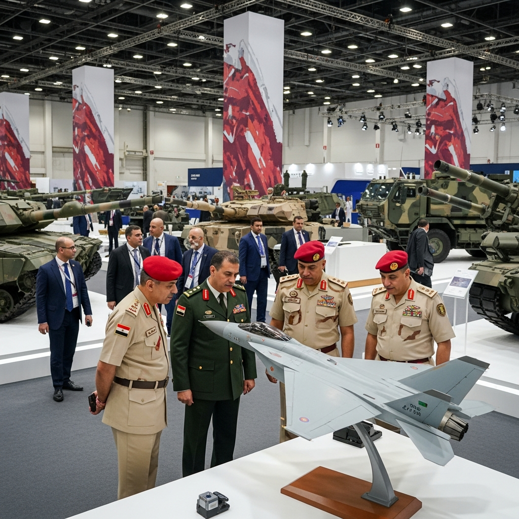 Illustration for: Egypt Hosts Major Defense Exhibition in December