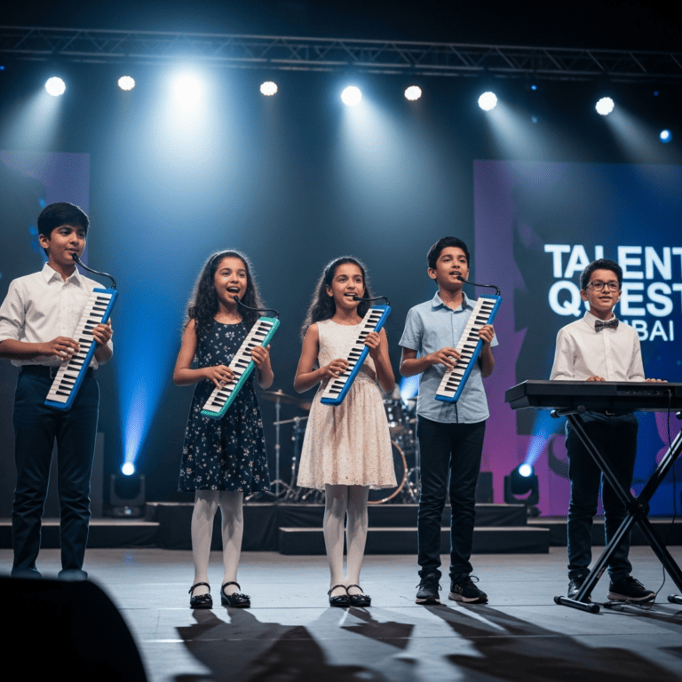 Illustration for: Melodica Students Shine at Talent Quest Dubai