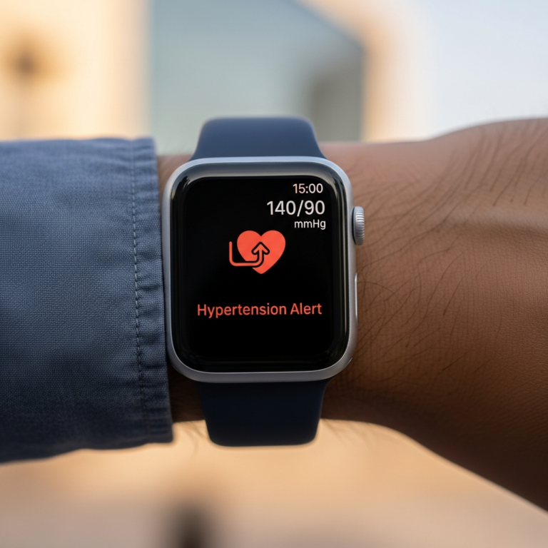 Illustration for: Apple Watch Alerts UAE Users to Hypertension