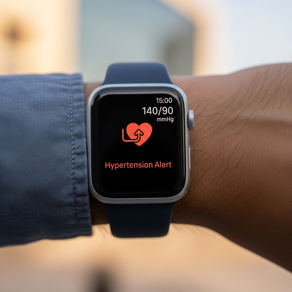 Illustration for: Apple Watch Alerts UAE Users to Hypertension