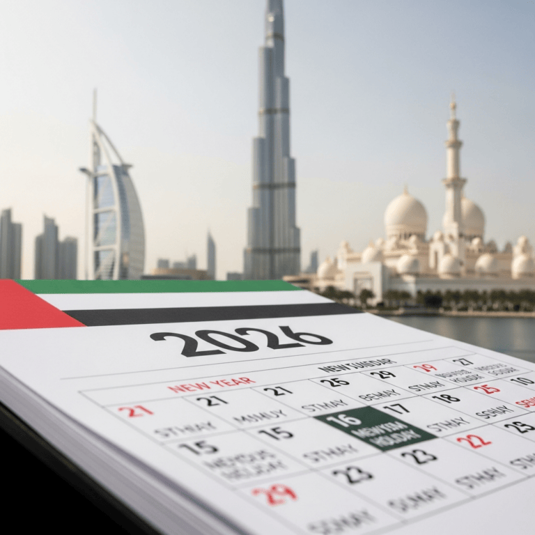 Illustration for: UAE Announces 2026 New Year's Holiday Schedule