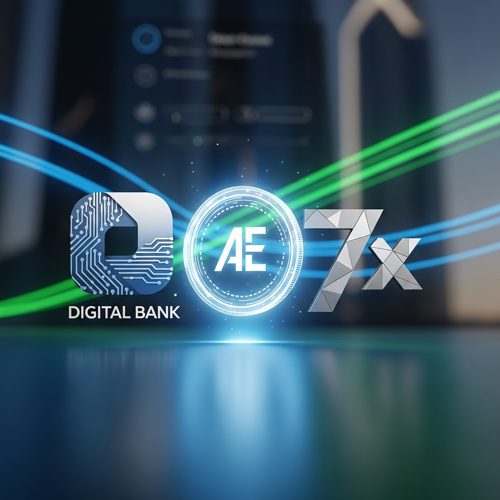Illustration for: UAE's First Digital Bank Partners with 7X for AE Coin