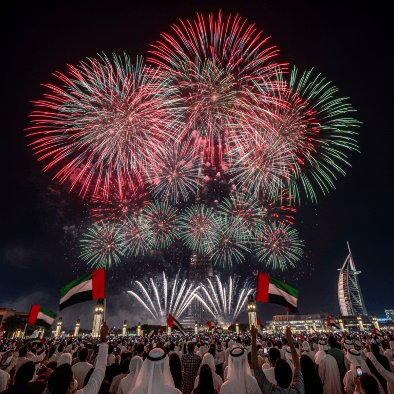 Illustration for: UAE National Day Fireworks and Festivities