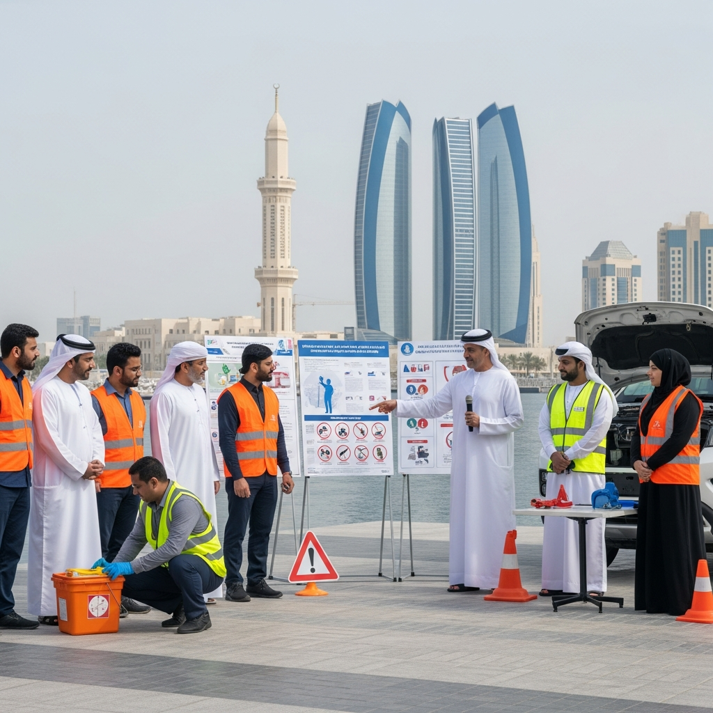 Illustration for: Abu Dhabi Launches 'Winter Safety' Campaign