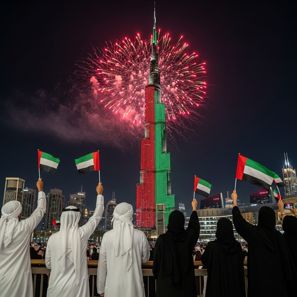 Illustration for: UAE National Day: Celebrations and Dedication