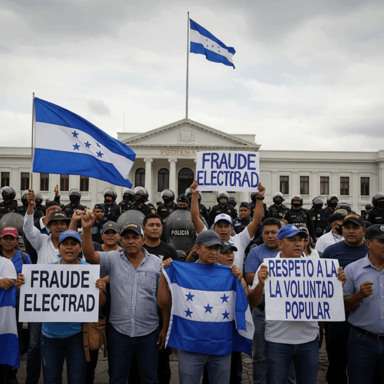 Illustration for: Honduras Election Results Controversy