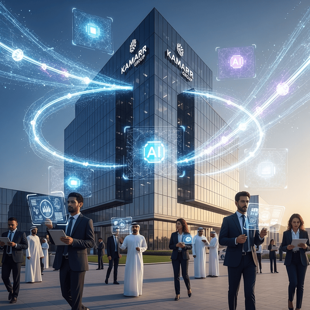 Illustration for: Kamarrr Group: UAE's Emerging AI Powerhouse