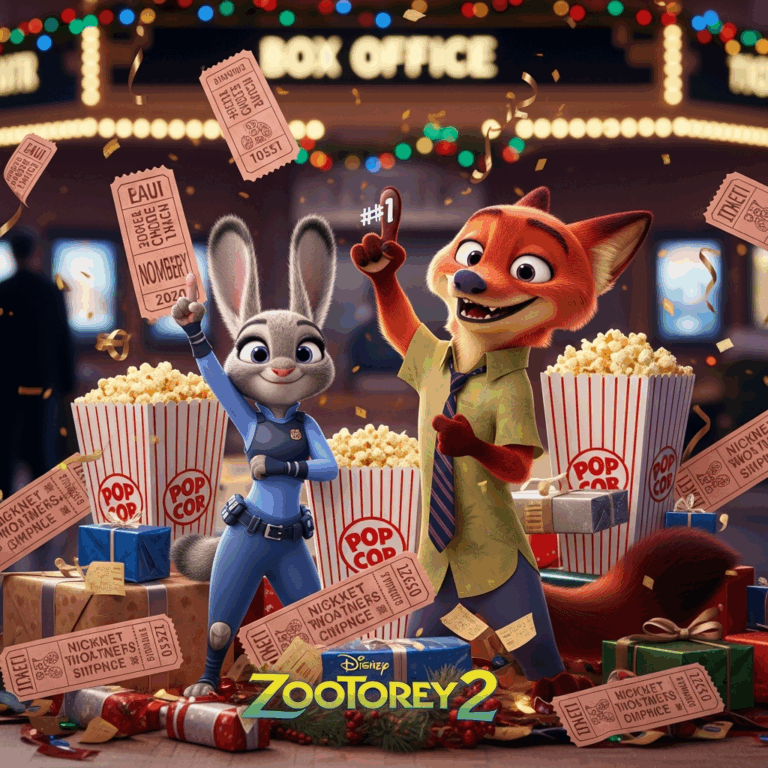 Illustration for: Zootopia 2 Dominates Holiday Box Office