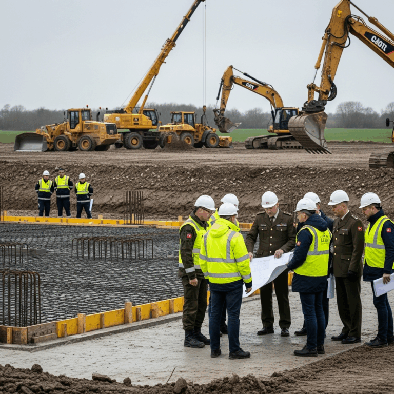 Illustration for: New Military Facility Foundation Laid in Denmark