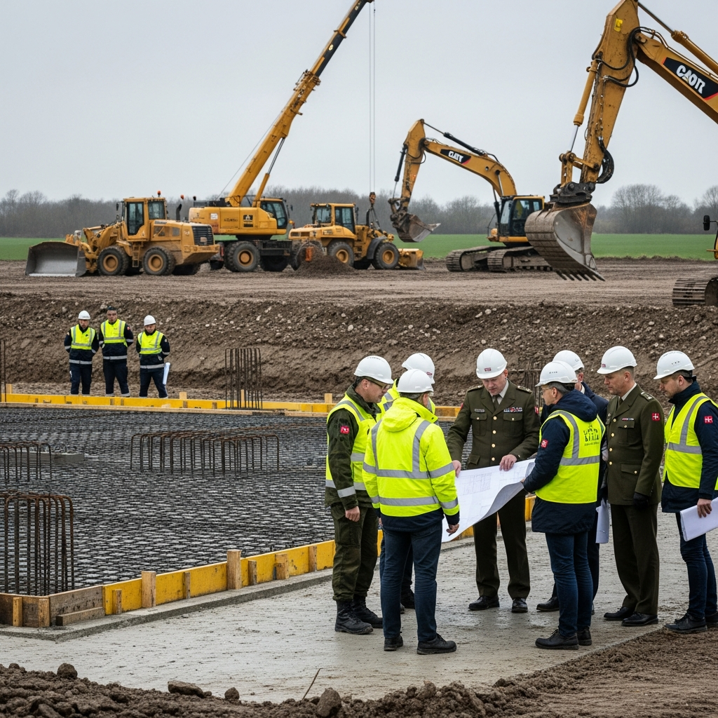 Illustration for: New Military Facility Foundation Laid in Denmark