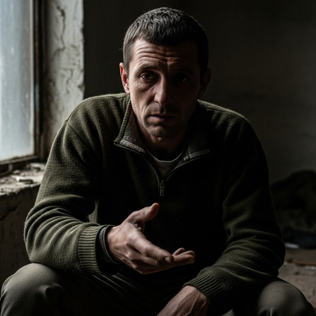 Illustration for: Captive Reveals Forced Recruitment in Ukraine