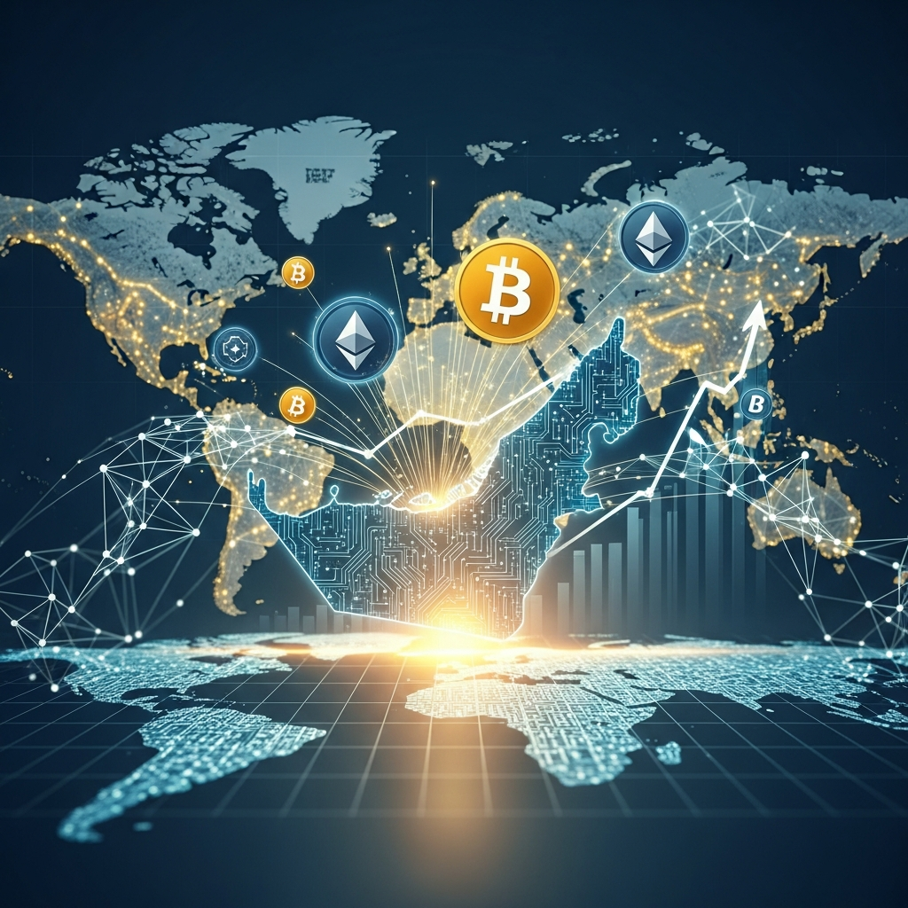 Illustration for: UAE Leads in Global Crypto Integration