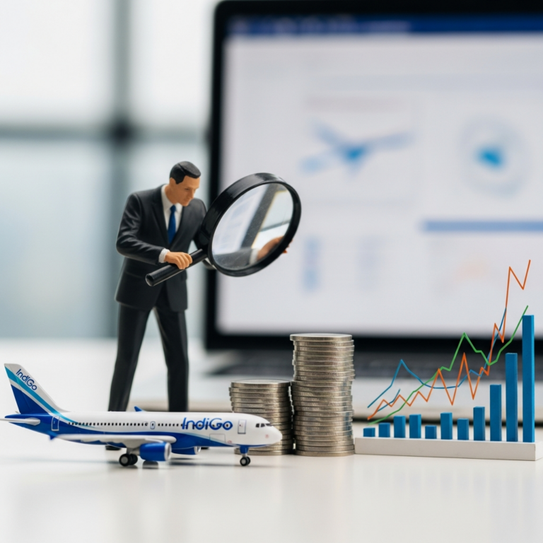 Illustration for: DGCA Monitors Indigo Disruptions and Airfare Stability