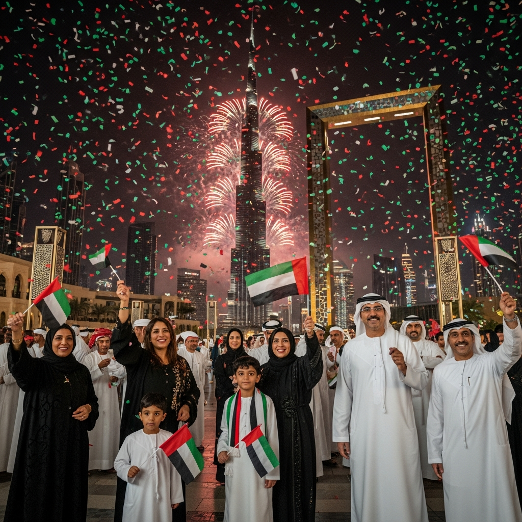 Illustration for: Dubai's Month-Long National Day Festivities
