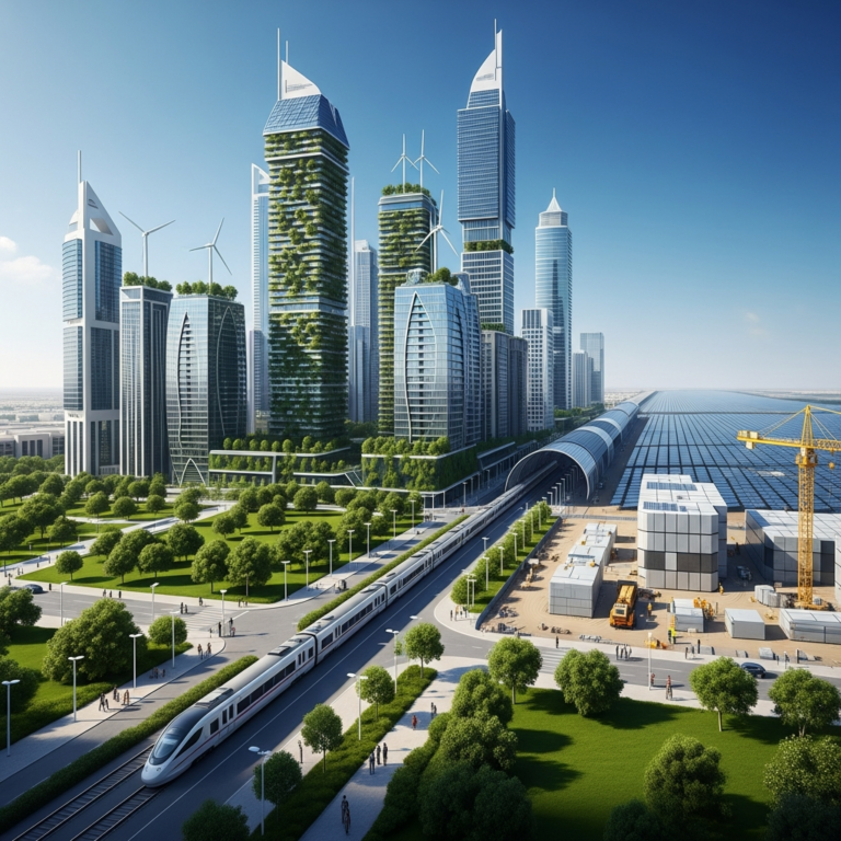 Illustration for: UAE's Sustainable Development Boom