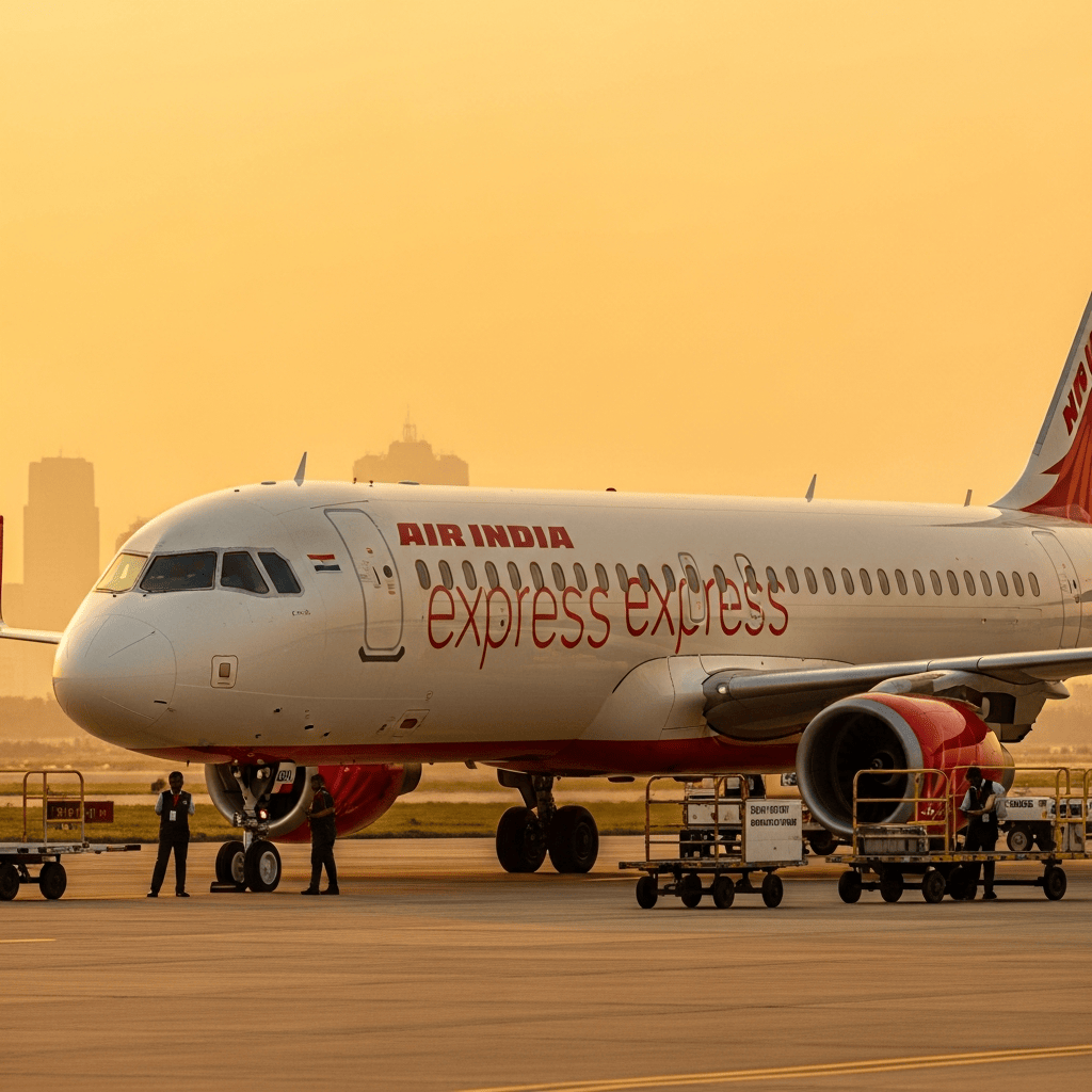 Illustration for: Air India Express Resumes Lucknow to UAE Flights