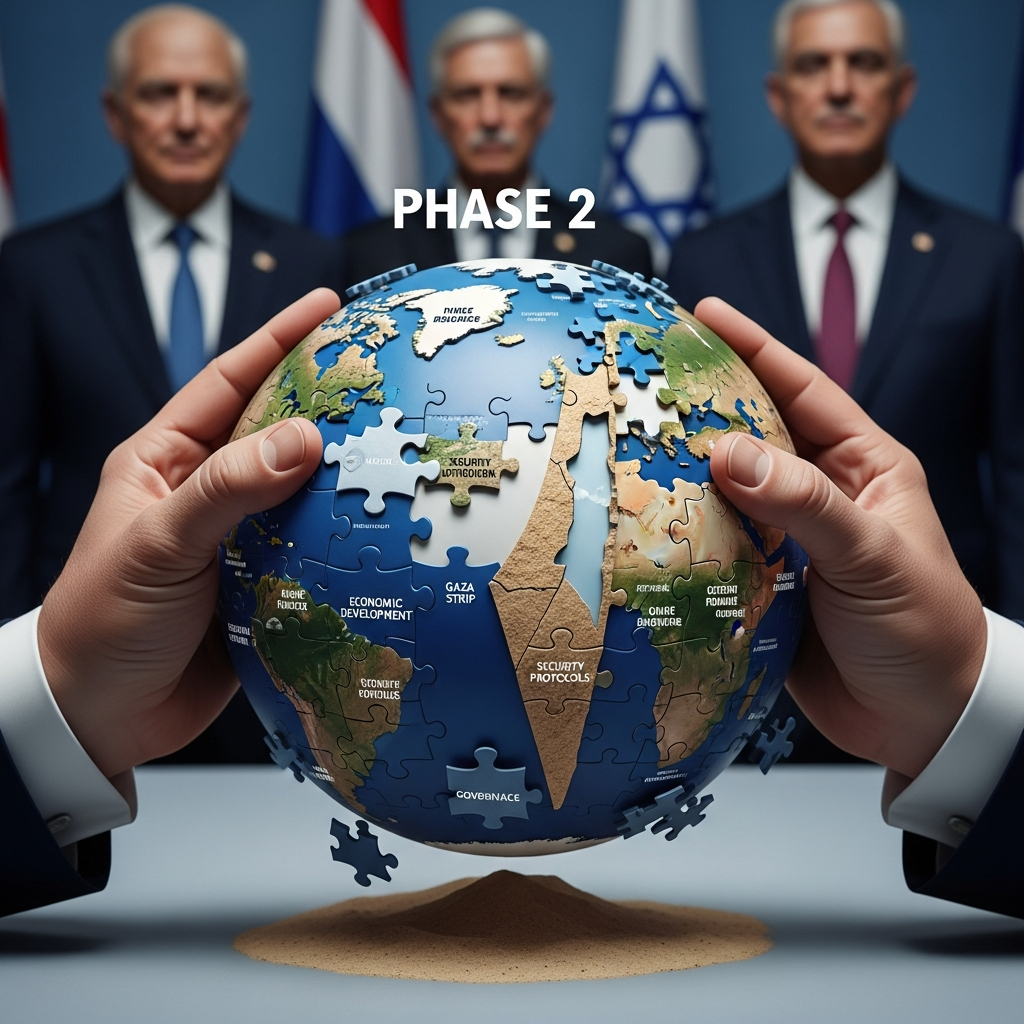 Illustration for: Trump's Gaza Peace Plan: Phase 2 Insights