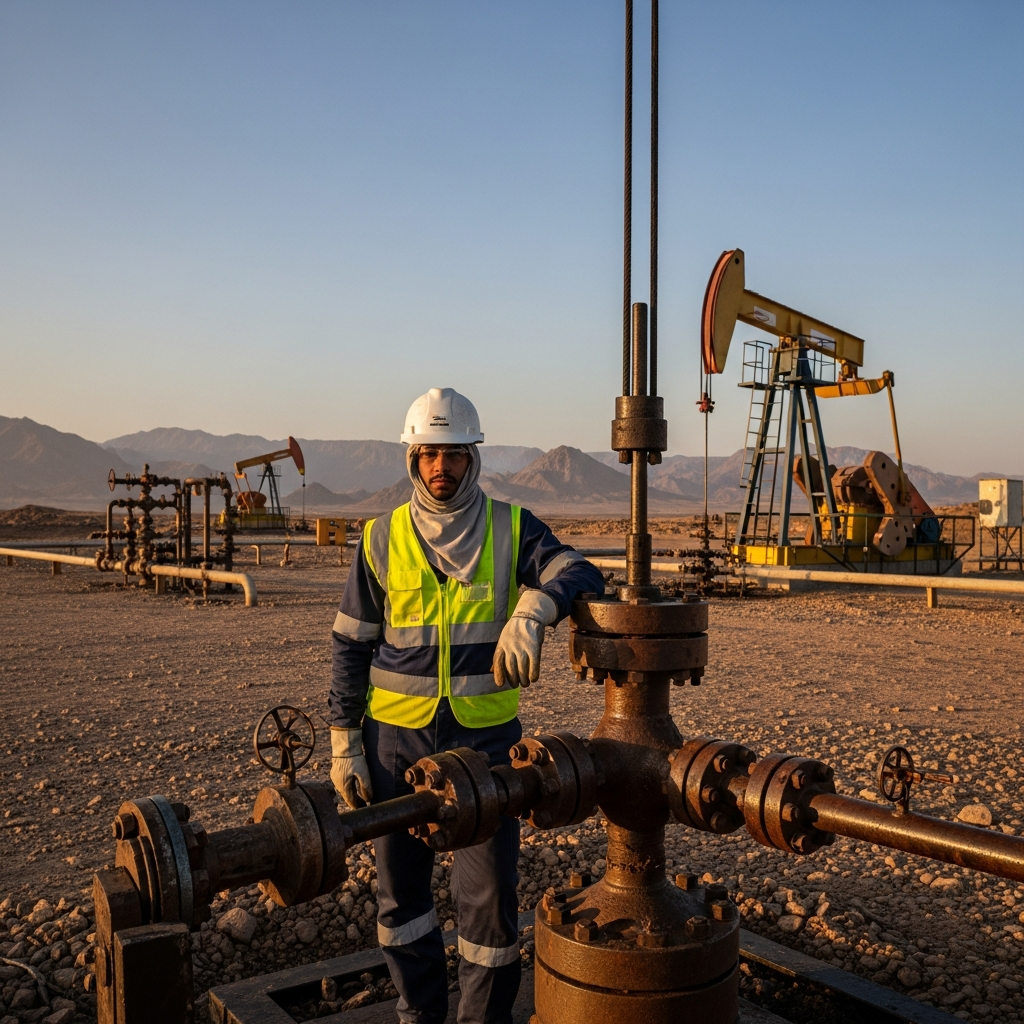 Illustration for: Oil Production Resumes in Yemen's Hadhramaut