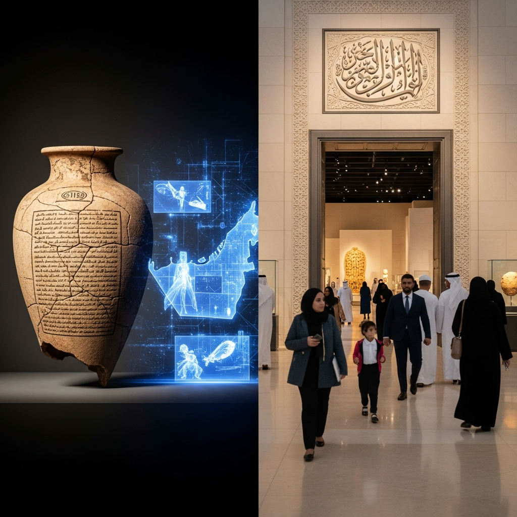 Illustration for: UAE's National Museum: A Journey Through Time