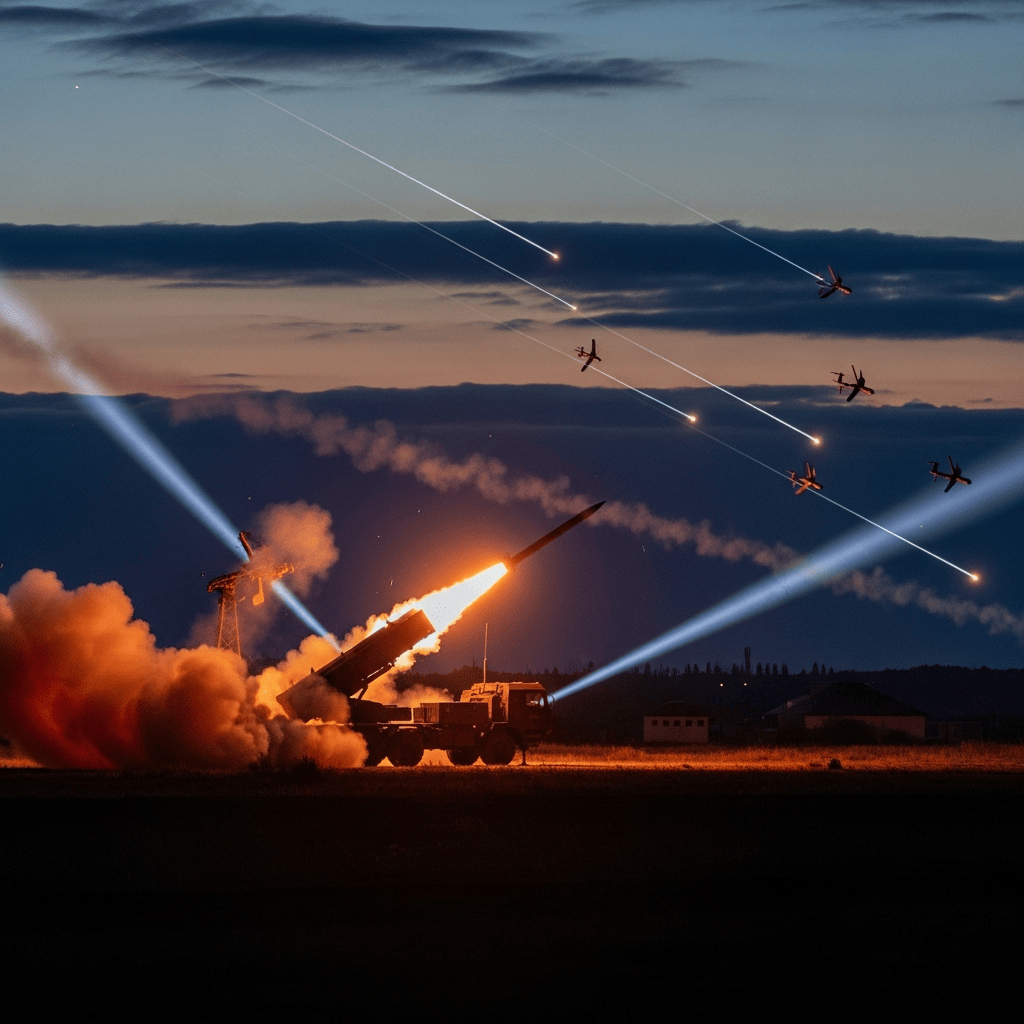 Illustration for: Air Defense Destroys 41 Ukrainian Drones Overnight