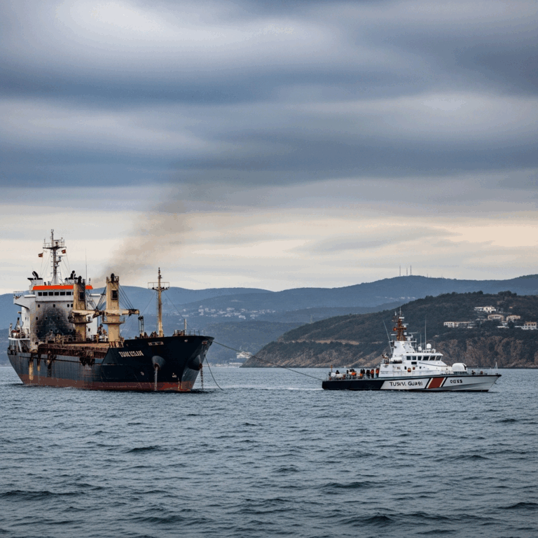 Illustration for: Ship Attacked Off Turkish Coast