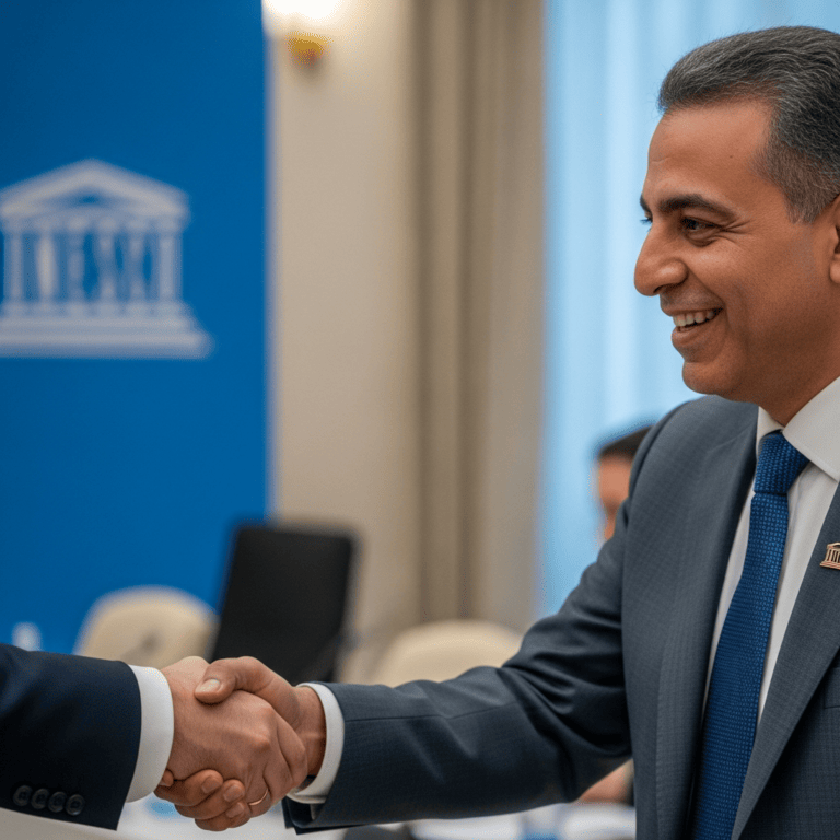 Illustration for: Egypt's Dr. Ashraf Sobhi Elected to Head UNESCO Committee