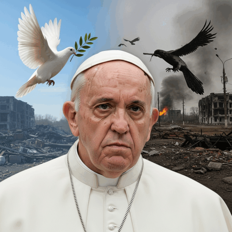 Illustration for: Pope's Stance on Ukraine Peace Talks